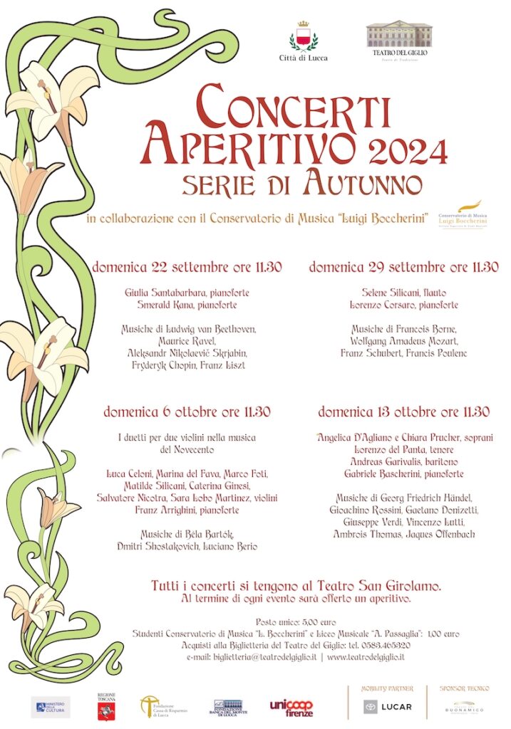 Concerti aperitivo - Serie di autunno